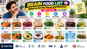 Brain Food List: What to Eat for Focus and Memory (2027 Guide)