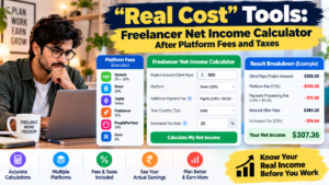 “Real Cost” Tools: Freelancer Net Income Calculator After Platform Fees and Taxes