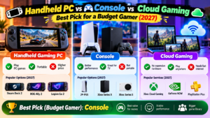 Handheld Gaming PC vs Console vs Cloud Gaming: Best Pick for a Budget Gamer (2027)