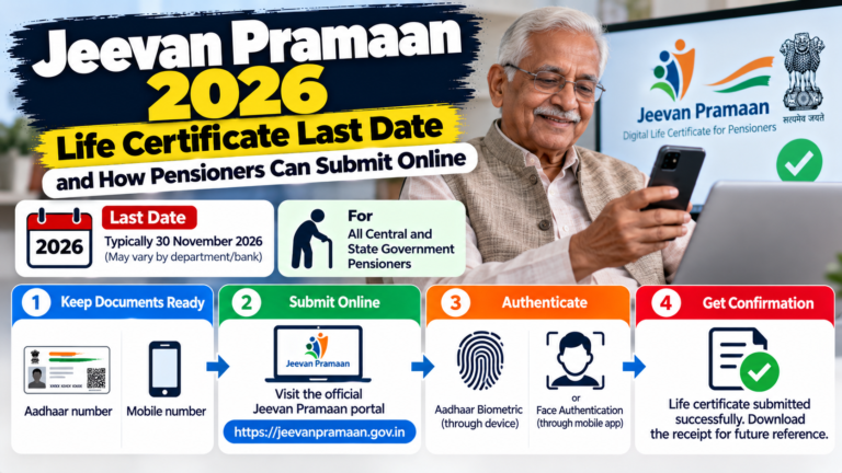 Jeevan Pramaan 2026: Life Certificate Last Date and How Pensioners Can Submit Online 2 Jeevan Pramaan 2026: Life Certificate Last Date and How Pensioners Can Submit Online